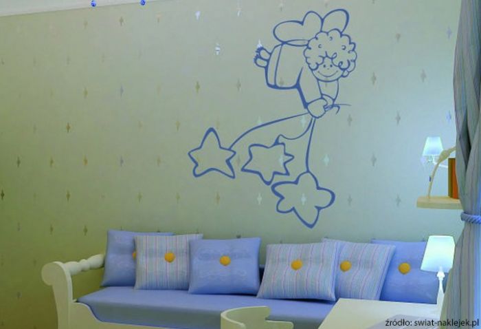 Naklejka na ściane w pokoju dziecięcym